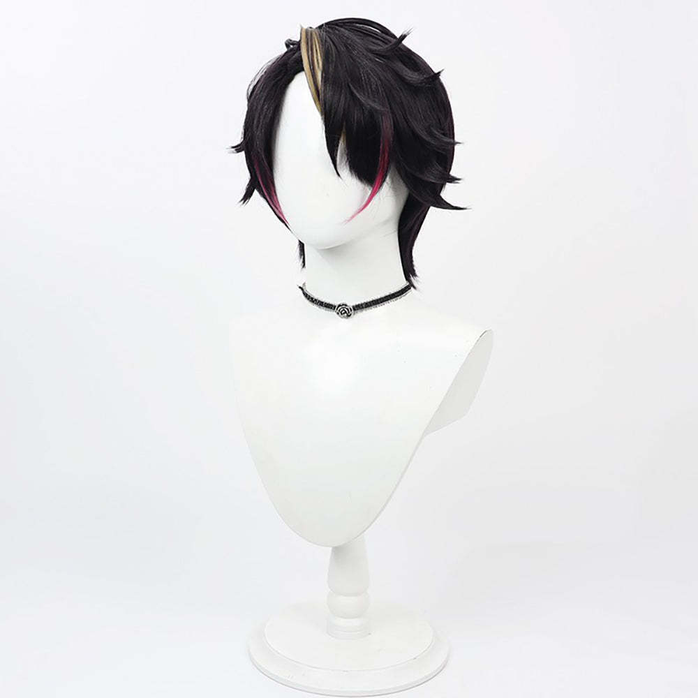Virtual YouTuber NIJISANJI Shu Yamino Black Cosplay Wig-Cosplay Instrumentality Project