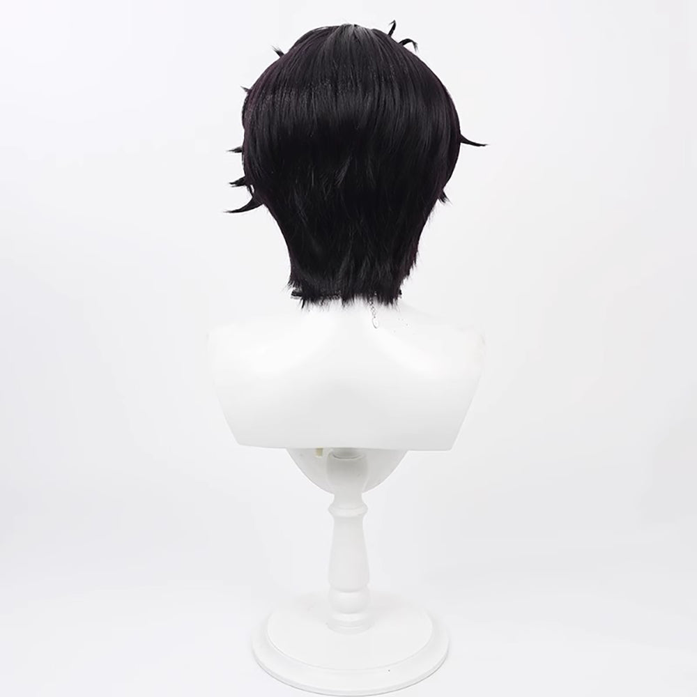 Virtual YouTuber NIJISANJI Shu Yamino Black Cosplay Wig-Cosplay Instrumentality Project