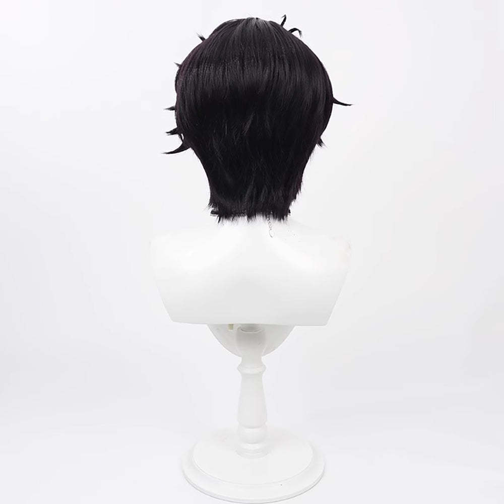 Virtual YouTuber NIJISANJI Shu Yamino Black Cosplay Wig-Cosplay Instrumentality Project