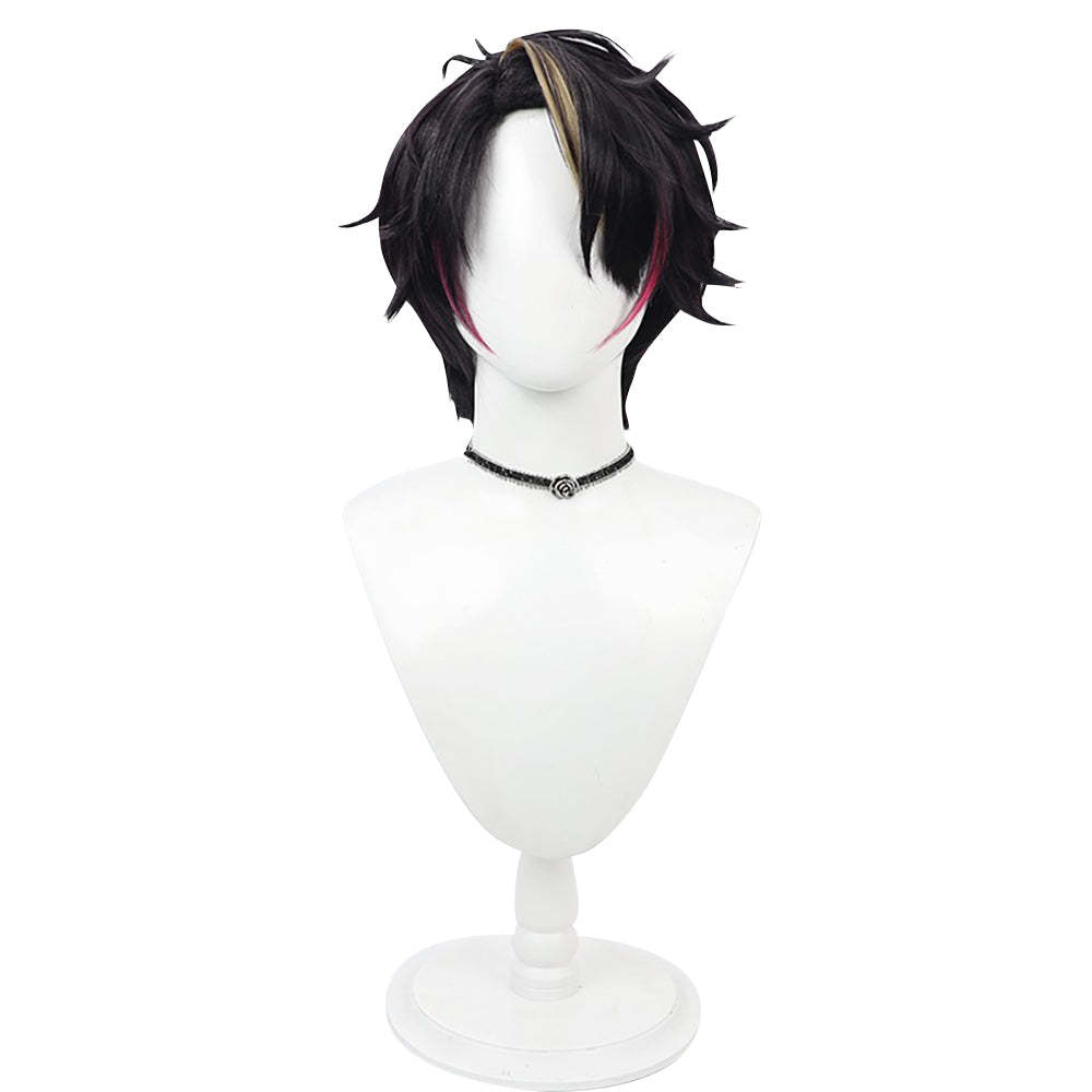 Virtual YouTuber NIJISANJI Shu Yamino Black Cosplay Wig-Cosplay Instrumentality Project