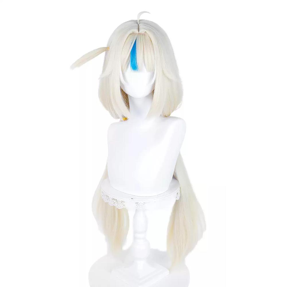 Virtual YouTuber Sameko Saba White Cosplay Wig