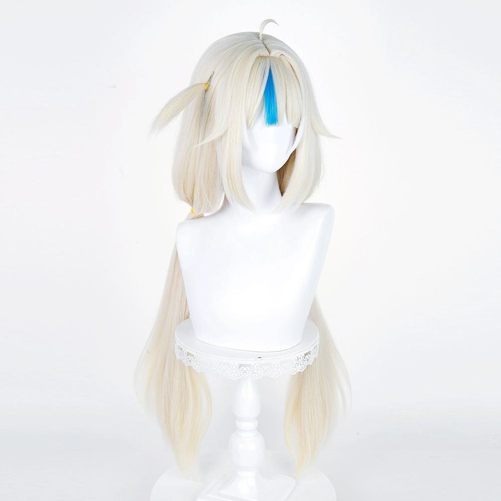 Virtual YouTuber Sameko Saba White Cosplay Wig