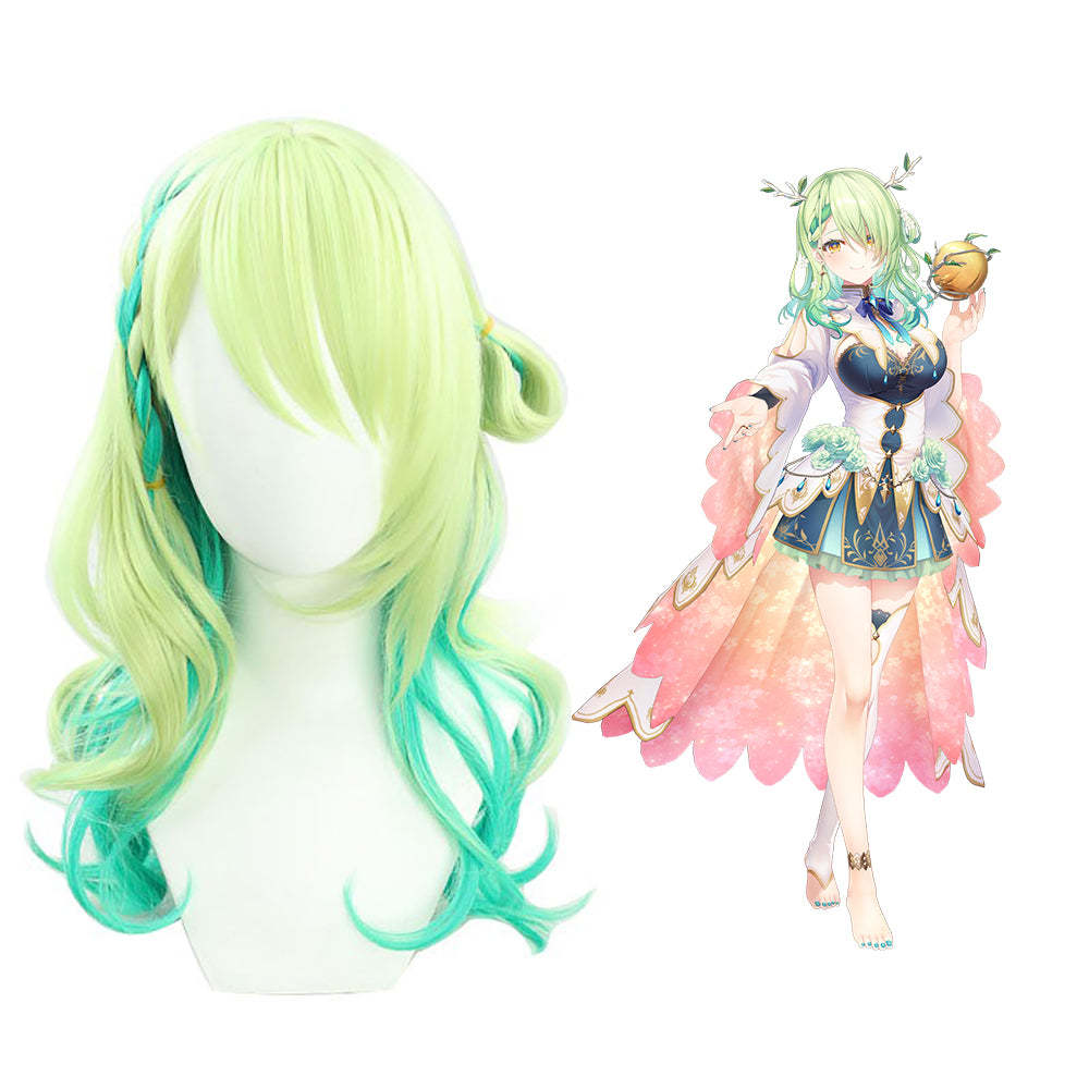 Virtual YouTuber Hololive Ceres Fauna Green Cosplay Wig-Cosplay Instrumentality Project