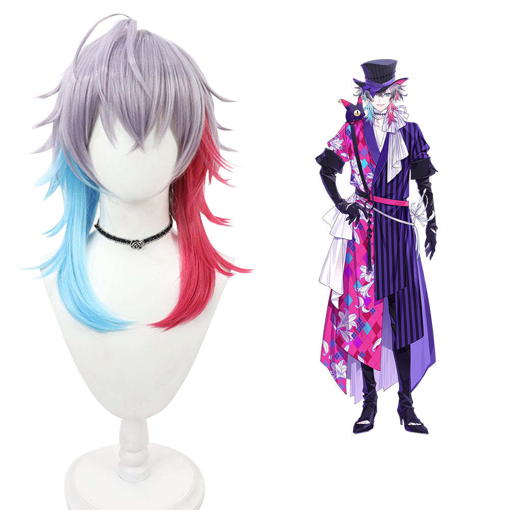 Virtual YouTuber Hololive Gavis Bettel Purple Cosplay Wig