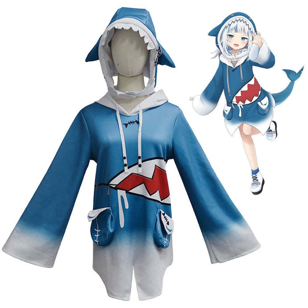 Virtual YouTuber Hololive Gawr Gura Cosplay Costume