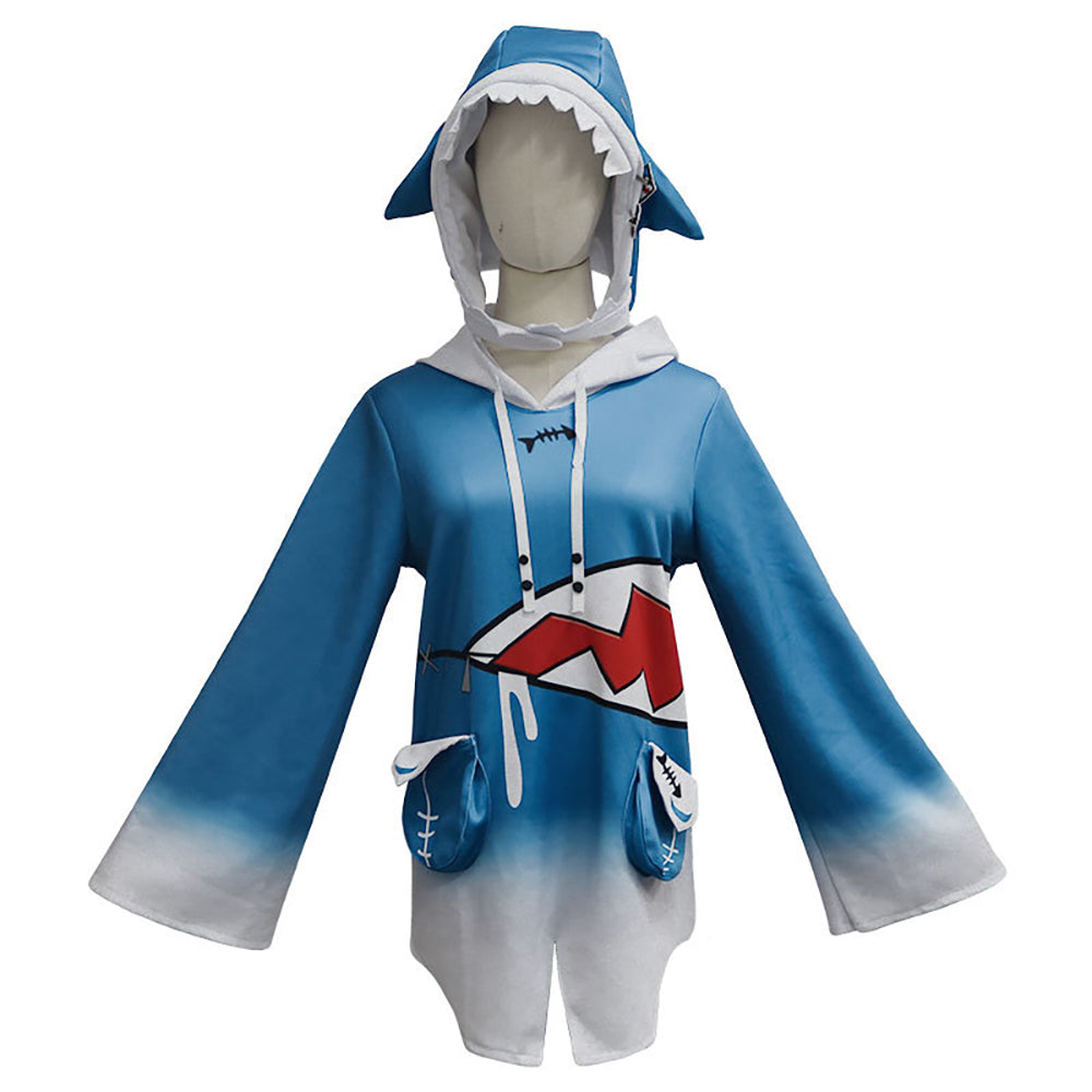 Virtual YouTuber Hololive Gawr Gura Cosplay Costume