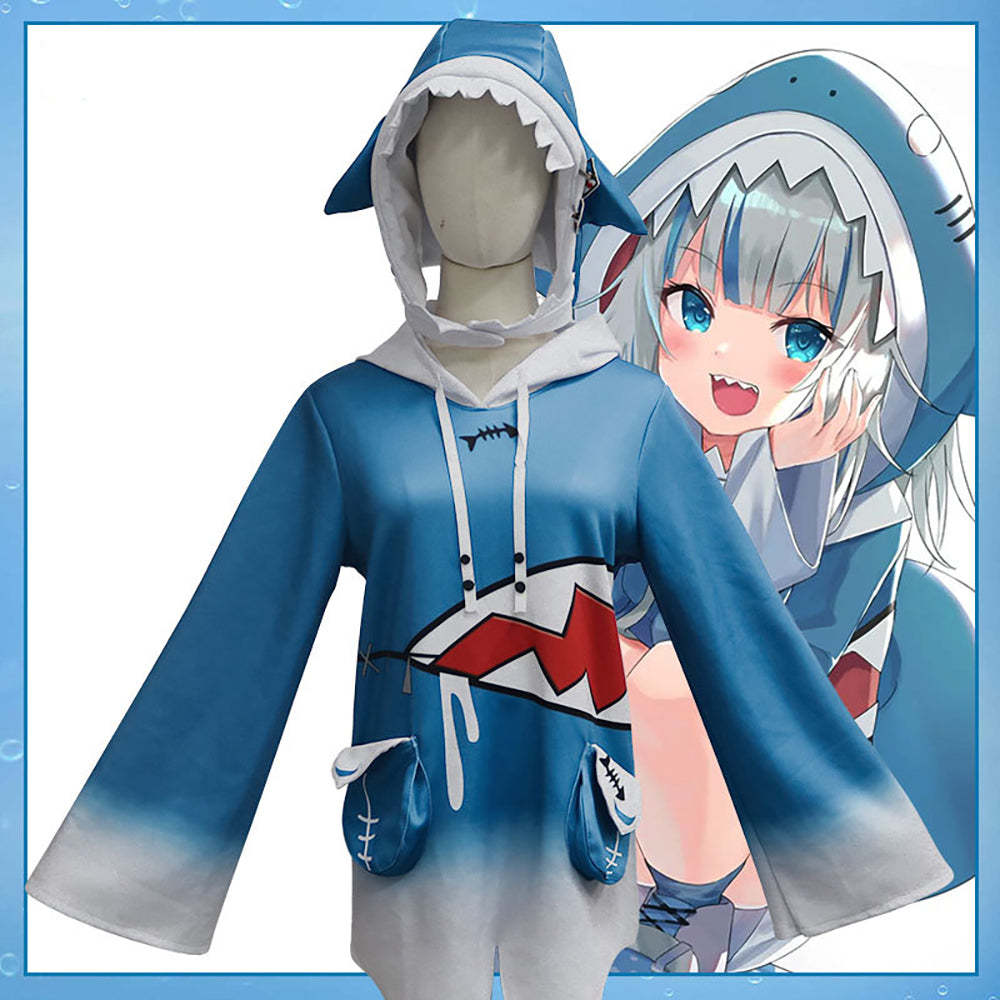 Virtual YouTuber Hololive Gawr Gura Cosplay Costume