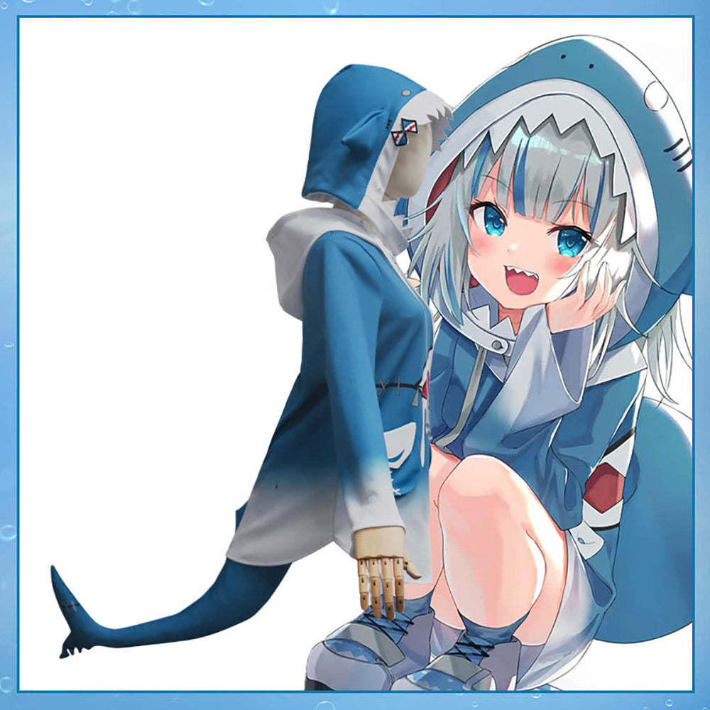 Virtual YouTuber Hololive Gawr Gura Cosplay Costume