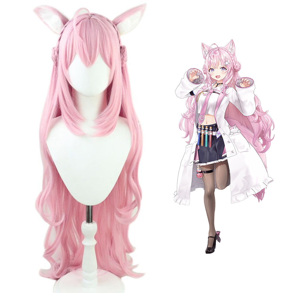 Virtual YouTuber Hololive Hakui Koyori Pink Cosplay-Cosplay Instrumentality Project