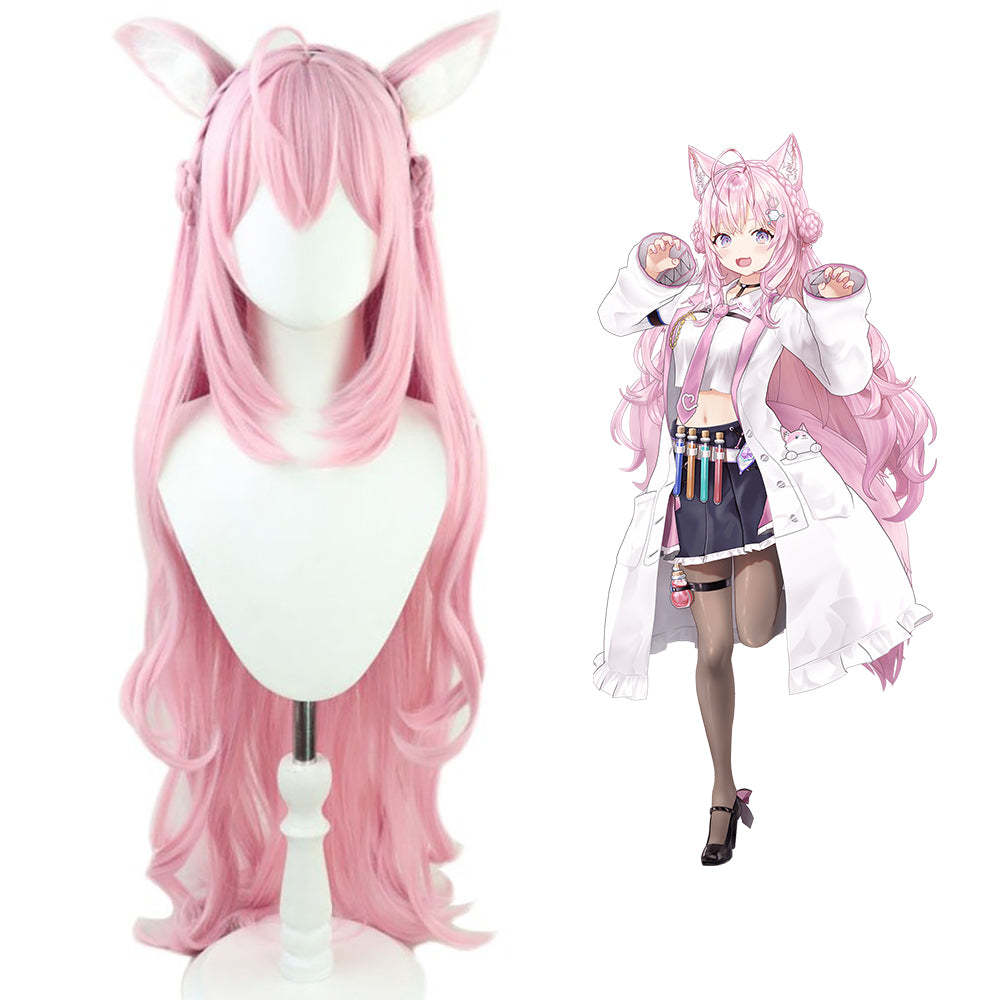 Virtual YouTuber Hololive Hakui Koyori Pink Cosplay-Cosplay Instrumentality Project