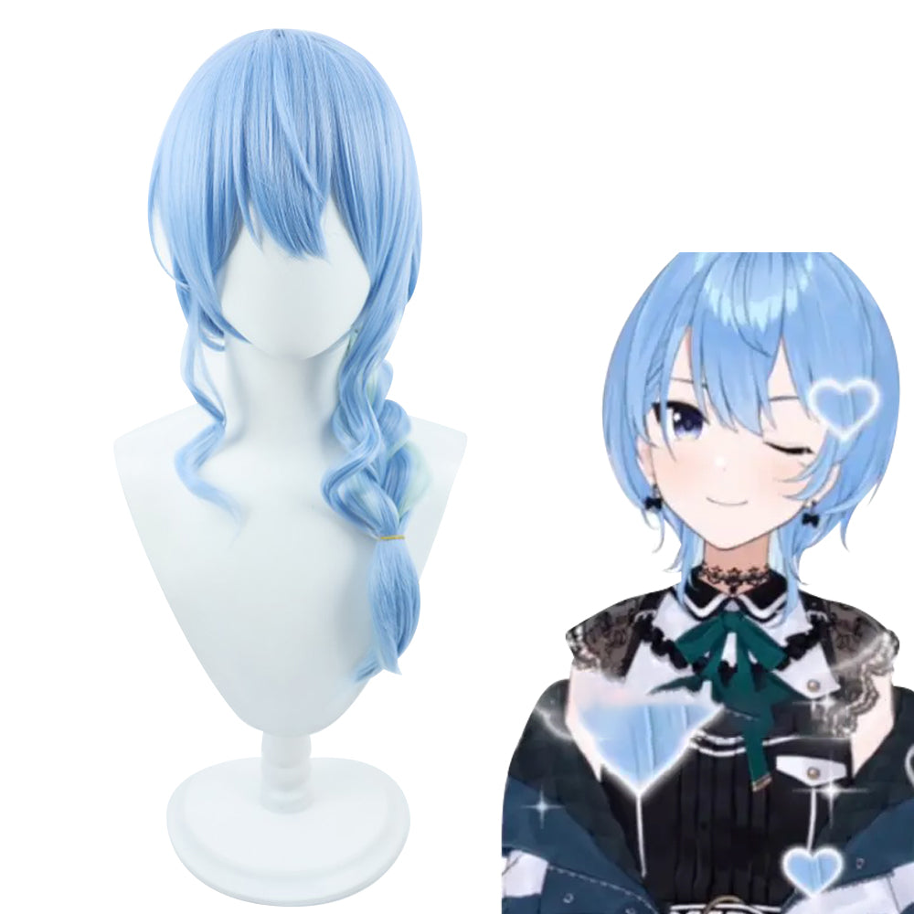 Virtual YouTuber Hololive Hoshimachi Suisei Blue Cosplay Wig-Cosplay Instrumentality Project