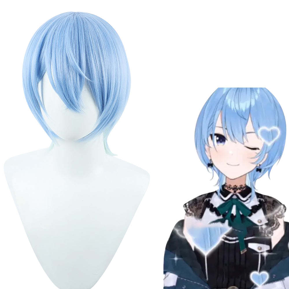 Virtual YouTuber Hololive Hoshimachi Suisei Blue Cosplay Wig-Cosplay Instrumentality Project