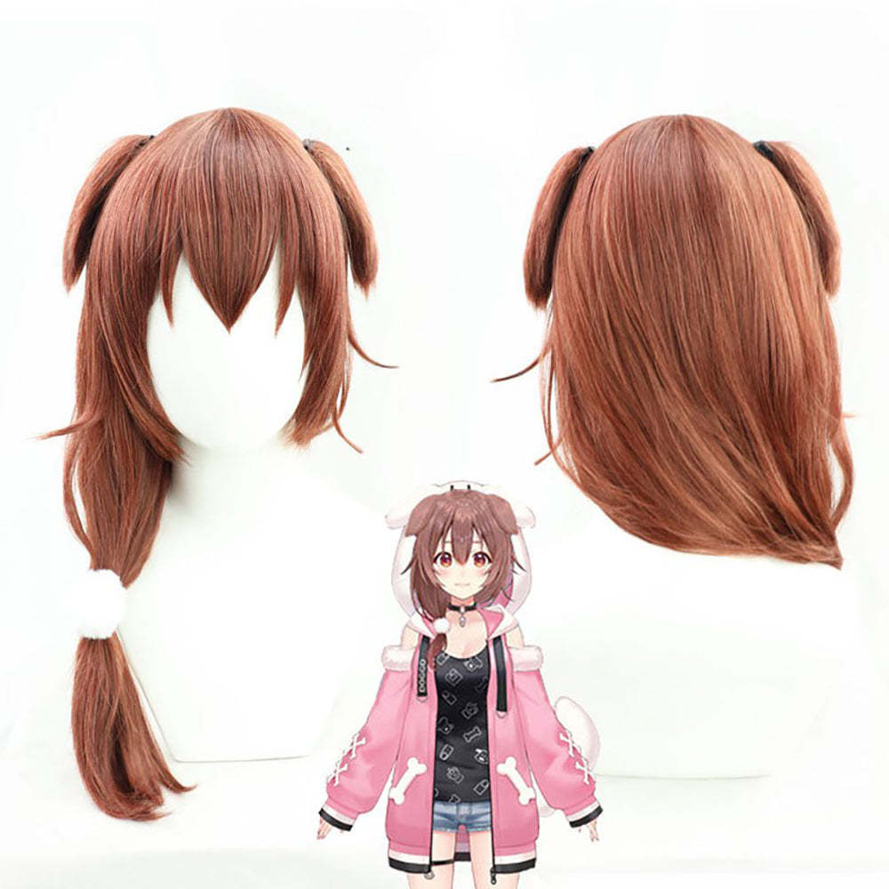 Virtual YouTuber Hololive Inugami Korone Brown Cosplay Wig-Cosplay Instrumentality Project