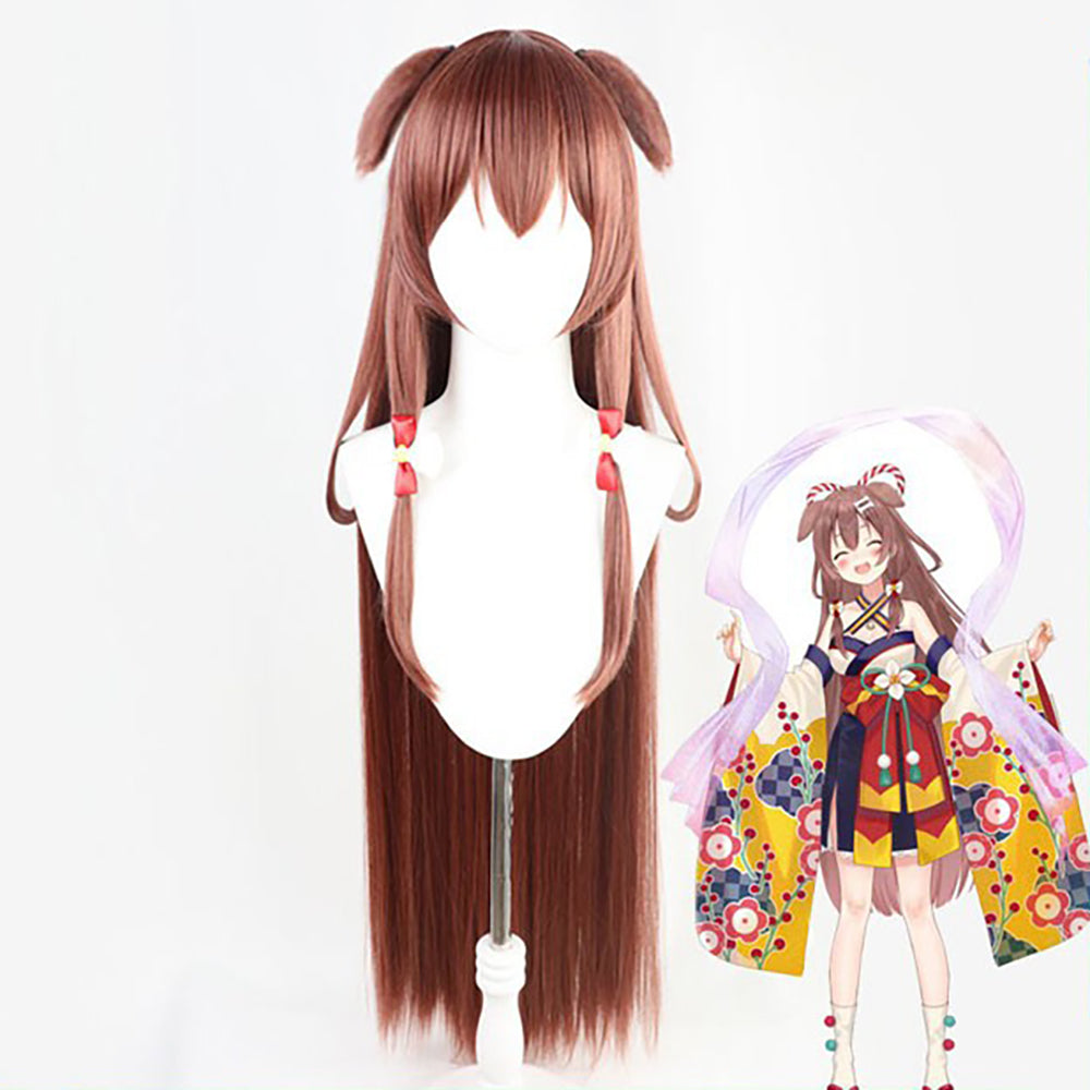 Virtual YouTuber Hololive Inugami Korone Brown Cosplay Wig-Cosplay Instrumentality Project