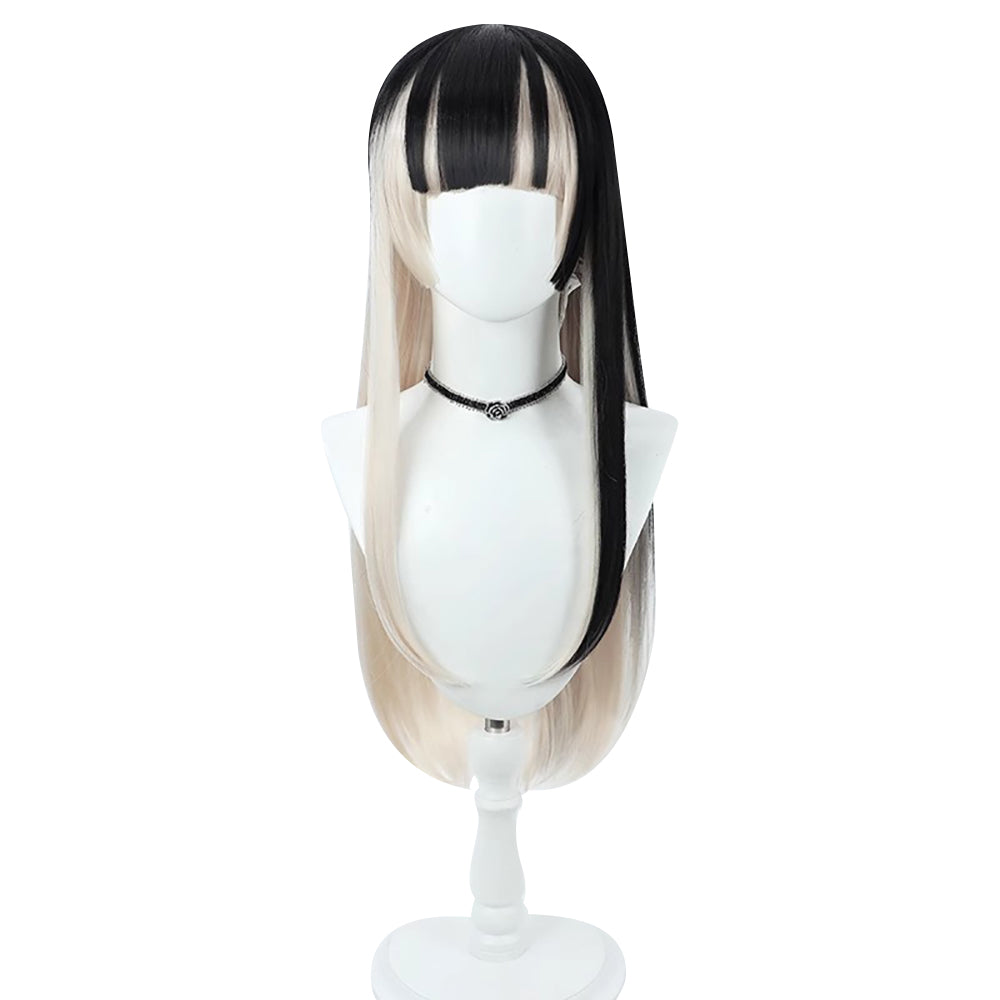 Virtual YouTuber Hololive Juufuutei Raden Black White Cosplay Wig-Cosplay Instrumentality Project