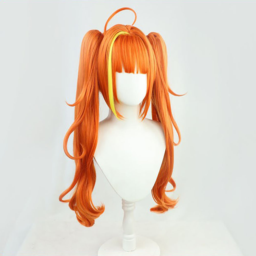 Virtual YouTuber Hololive Kiryu Coco Orange Cosplay Wig-Cosplay Instrumentality Project