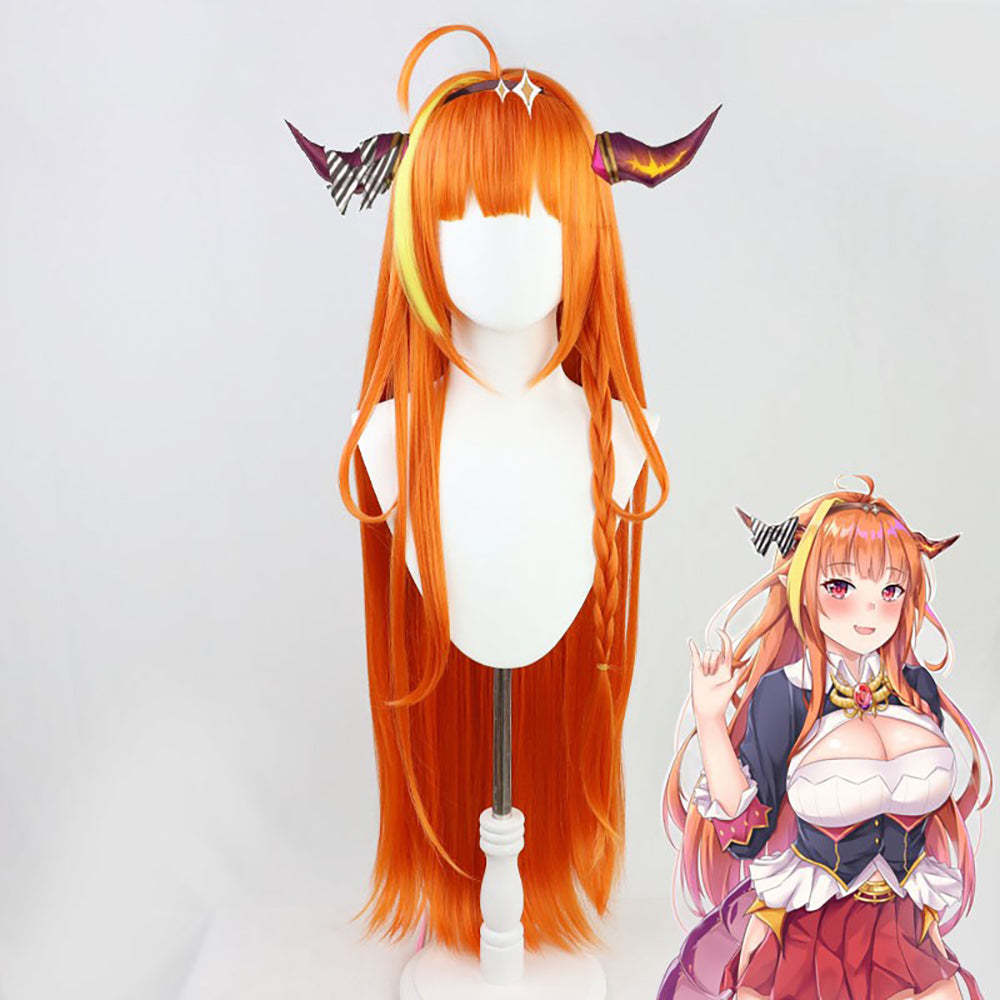 Virtual YouTuber Hololive Kiryu Coco Orange Cosplay Wig-Cosplay Instrumentality Project