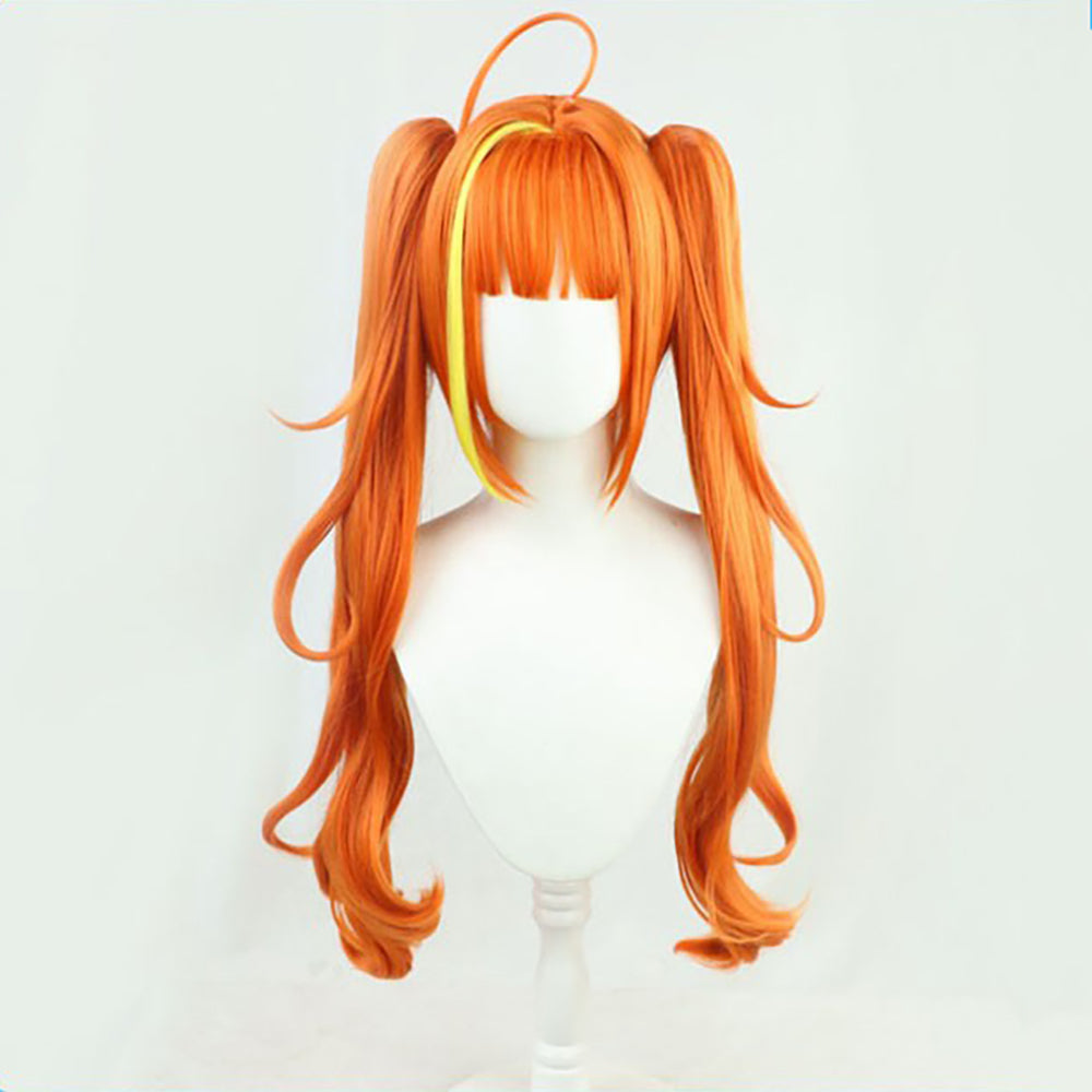 Virtual YouTuber Hololive Kiryu Coco Orange Cosplay Wig-Cosplay Instrumentality Project