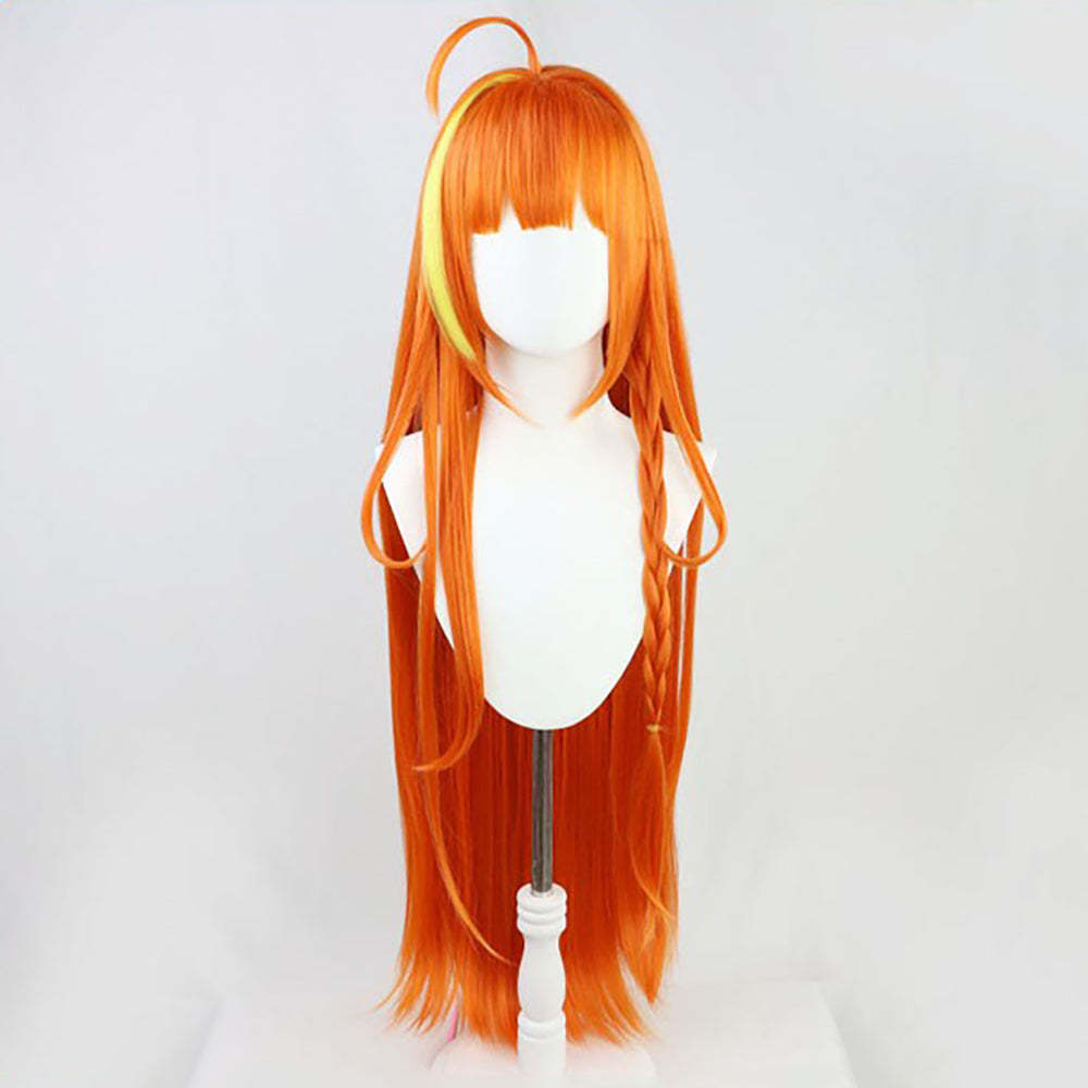 Virtual YouTuber Hololive Kiryu Coco Orange Cosplay Wig-Cosplay Instrumentality Project