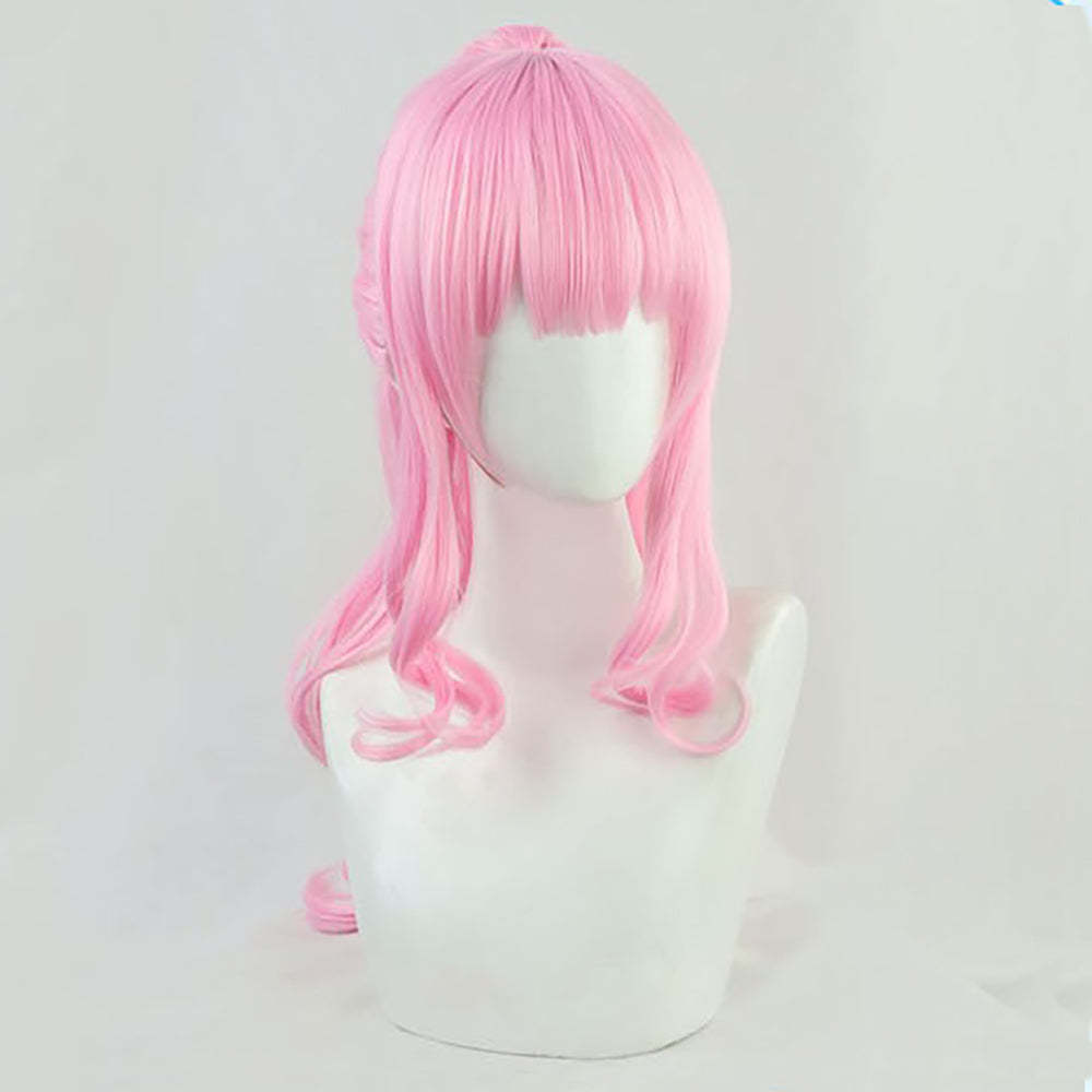 Virtual YouTuber Hololive Mori Calliope Pink Cosplay Wig