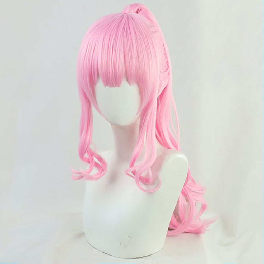 Virtual YouTuber Hololive Mori Calliope Pink Cosplay Wig