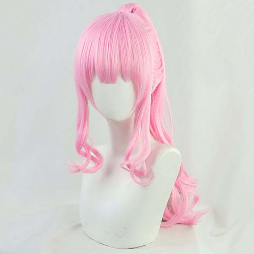 Virtual YouTuber Hololive Mori Calliope Pink Cosplay Wig