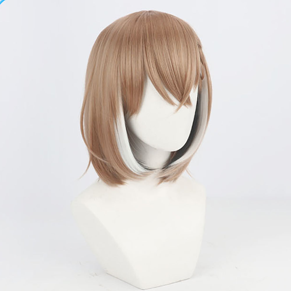 Virtual YouTuber Hololive Nanashi Mumei Brown Cosplay Wig