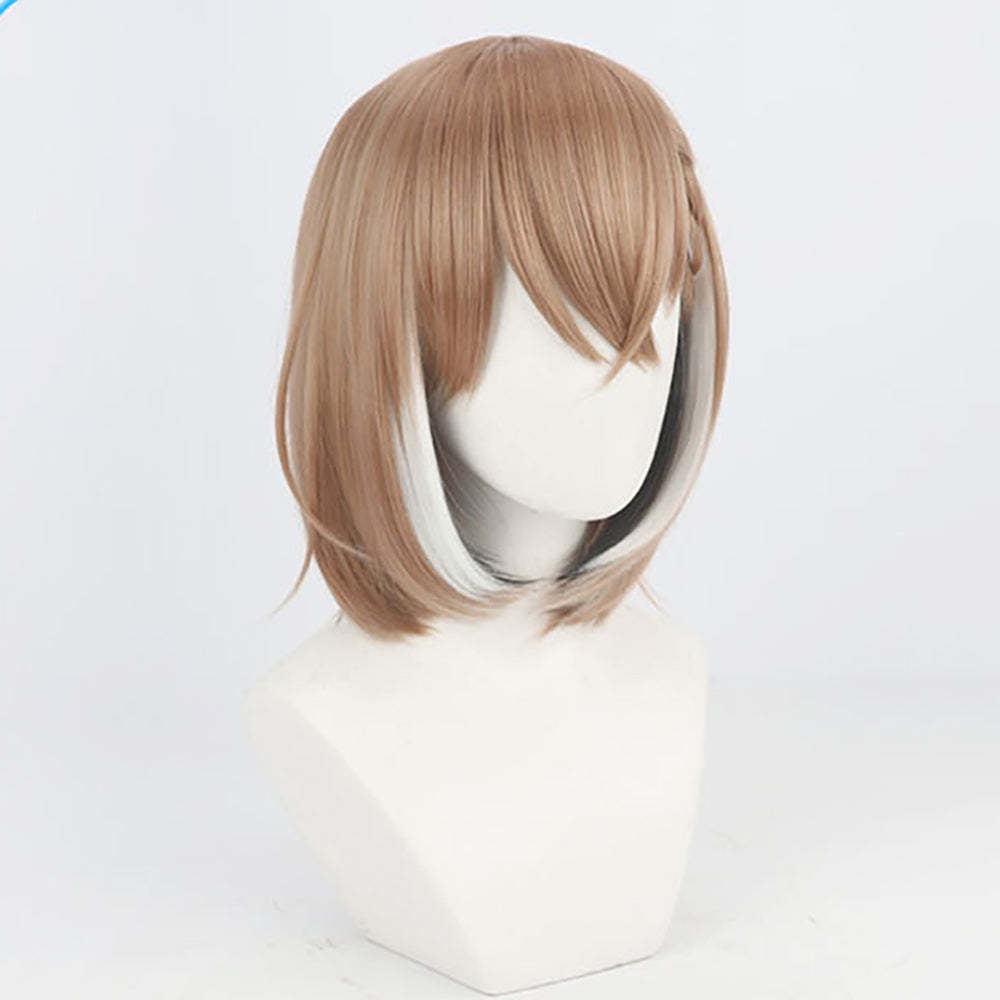 Virtual YouTuber Hololive Nanashi Mumei Brown Cosplay Wig