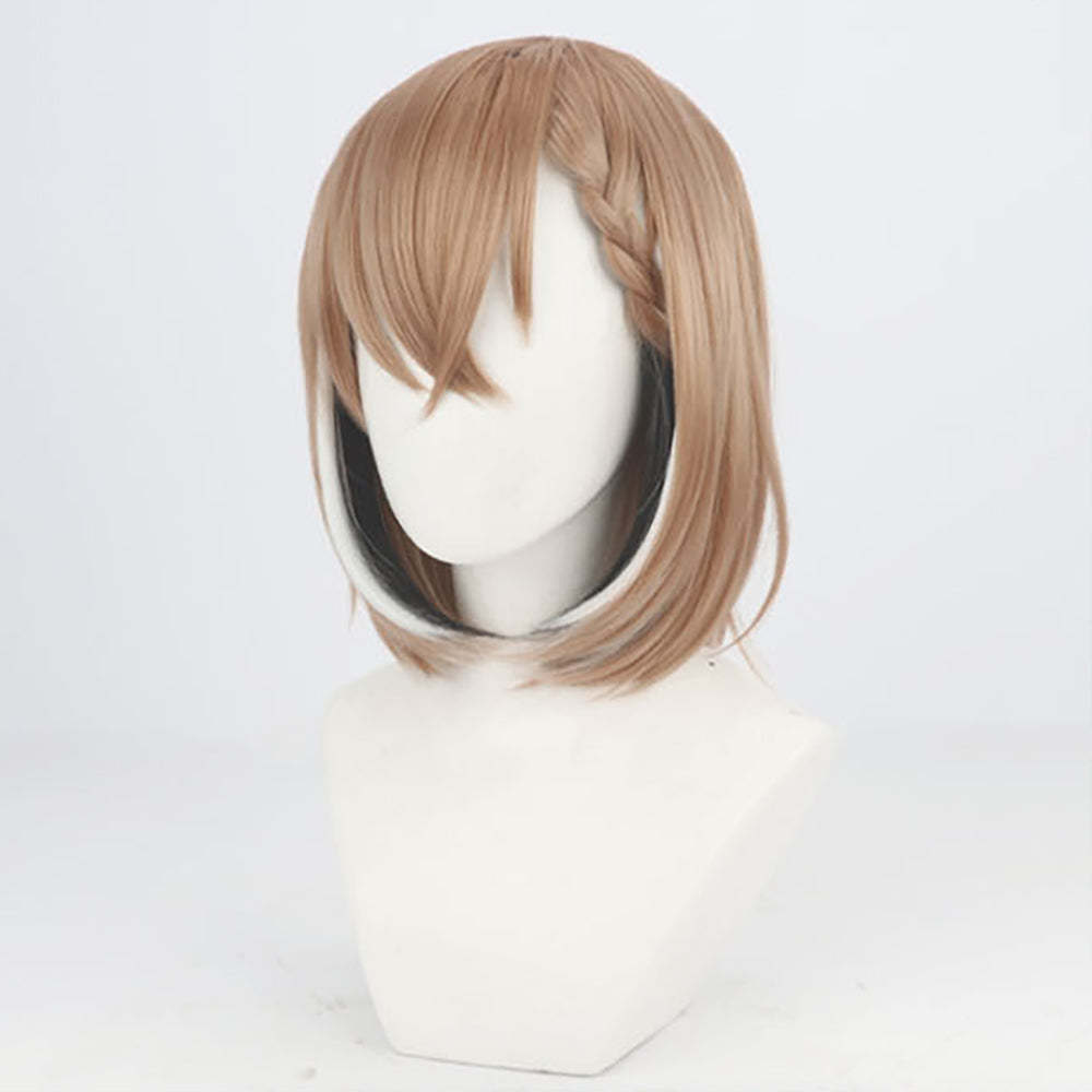 Virtual YouTuber Hololive Nanashi Mumei Brown Cosplay Wig