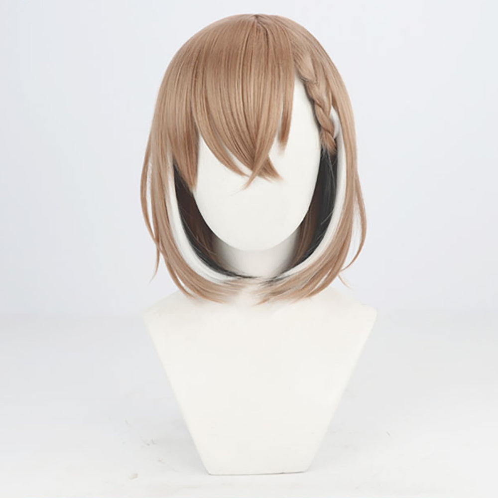 Virtual YouTuber Hololive Nanashi Mumei Brown Cosplay Wig