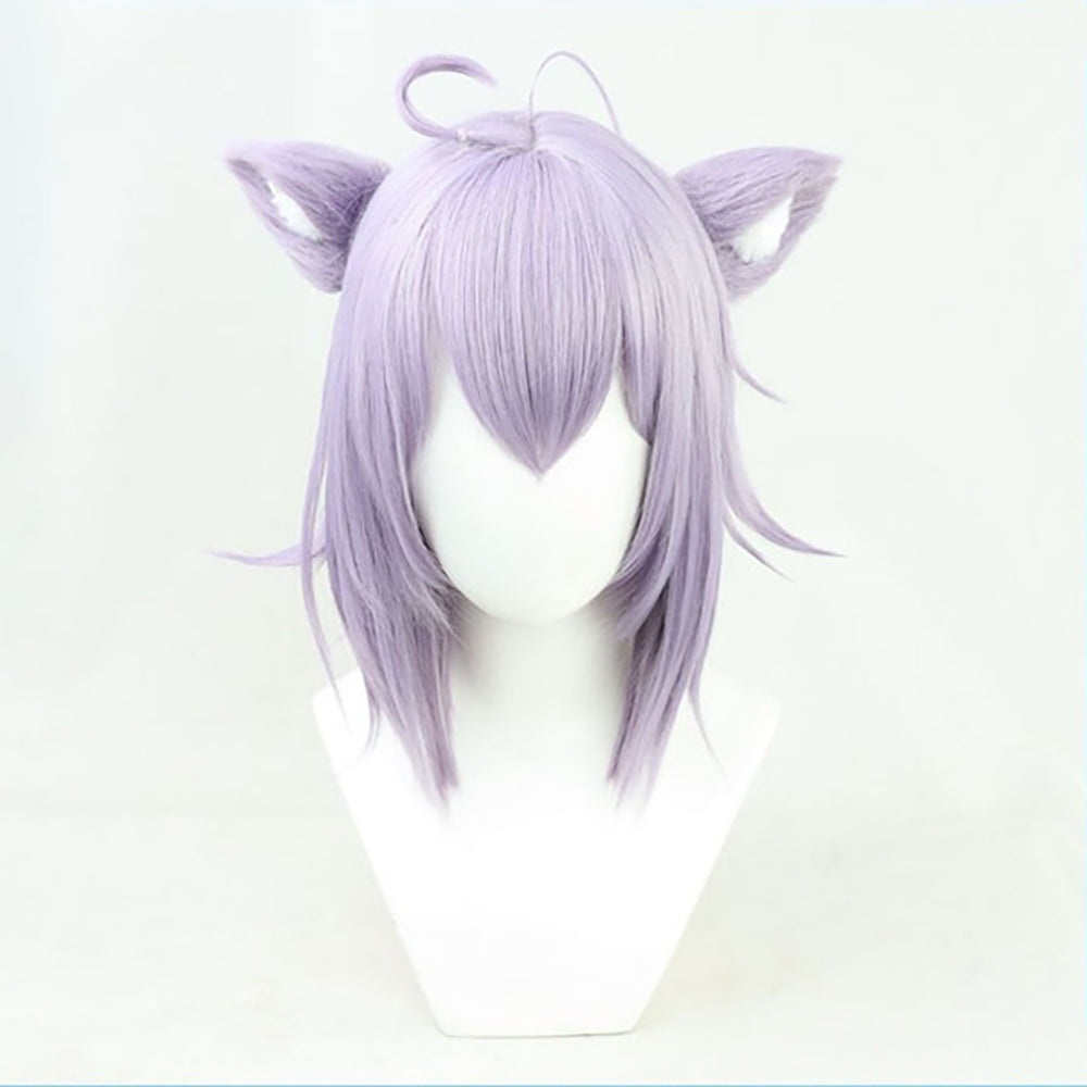 Virtual YouTuber Hololive Nekomata Okayu Purple Cosplay Wig-Cosplay Instrumentality Project