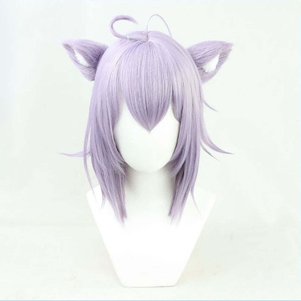 Virtual YouTuber Hololive Nekomata Okayu Purple Cosplay Wig-Cosplay Instrumentality Project