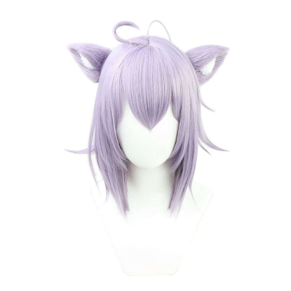 Virtual YouTuber Hololive Nekomata Okayu Purple Cosplay Wig-Cosplay Instrumentality Project