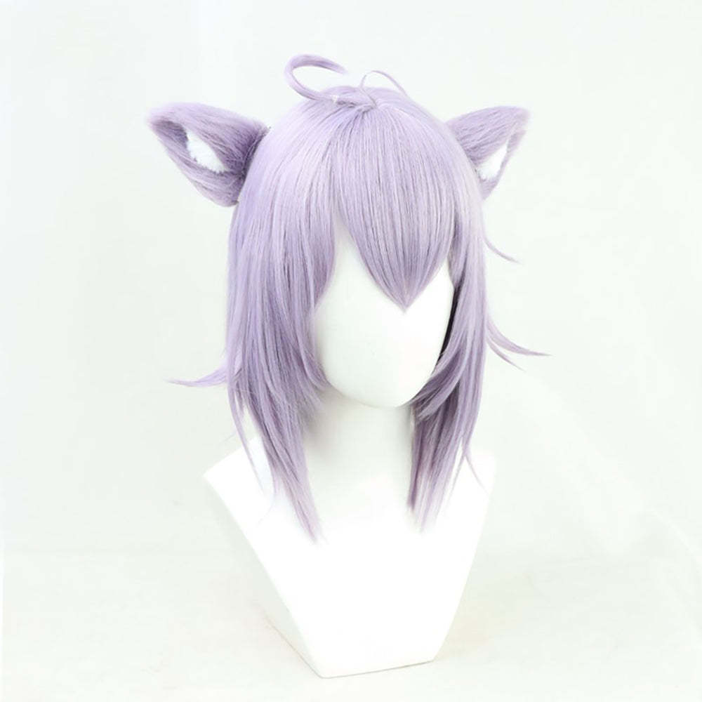 Virtual YouTuber Hololive Nekomata Okayu Purple Cosplay Wig-Cosplay Instrumentality Project