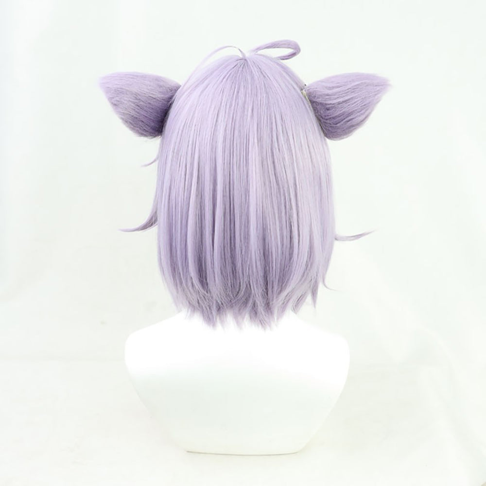 Virtual YouTuber Hololive Nekomata Okayu Purple Cosplay Wig-Cosplay Instrumentality Project