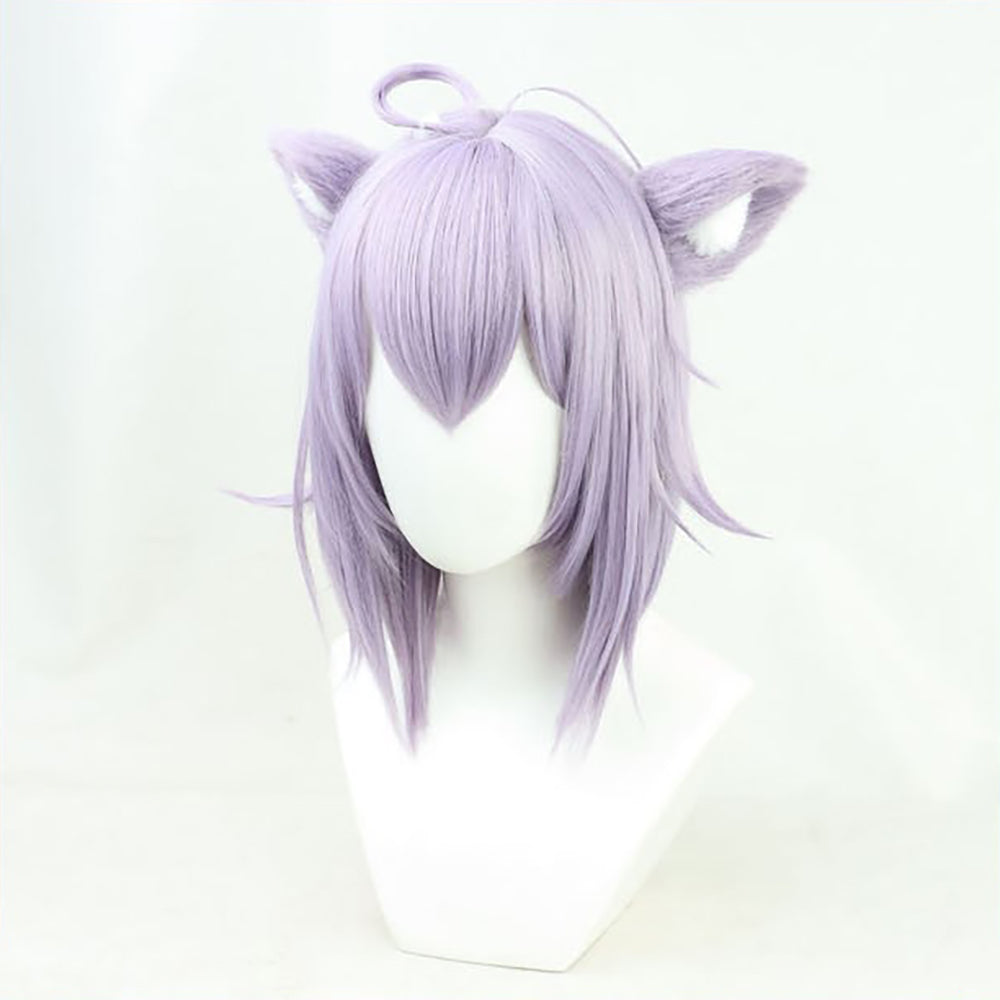 Virtual YouTuber Hololive Nekomata Okayu Purple Cosplay Wig-Cosplay Instrumentality Project