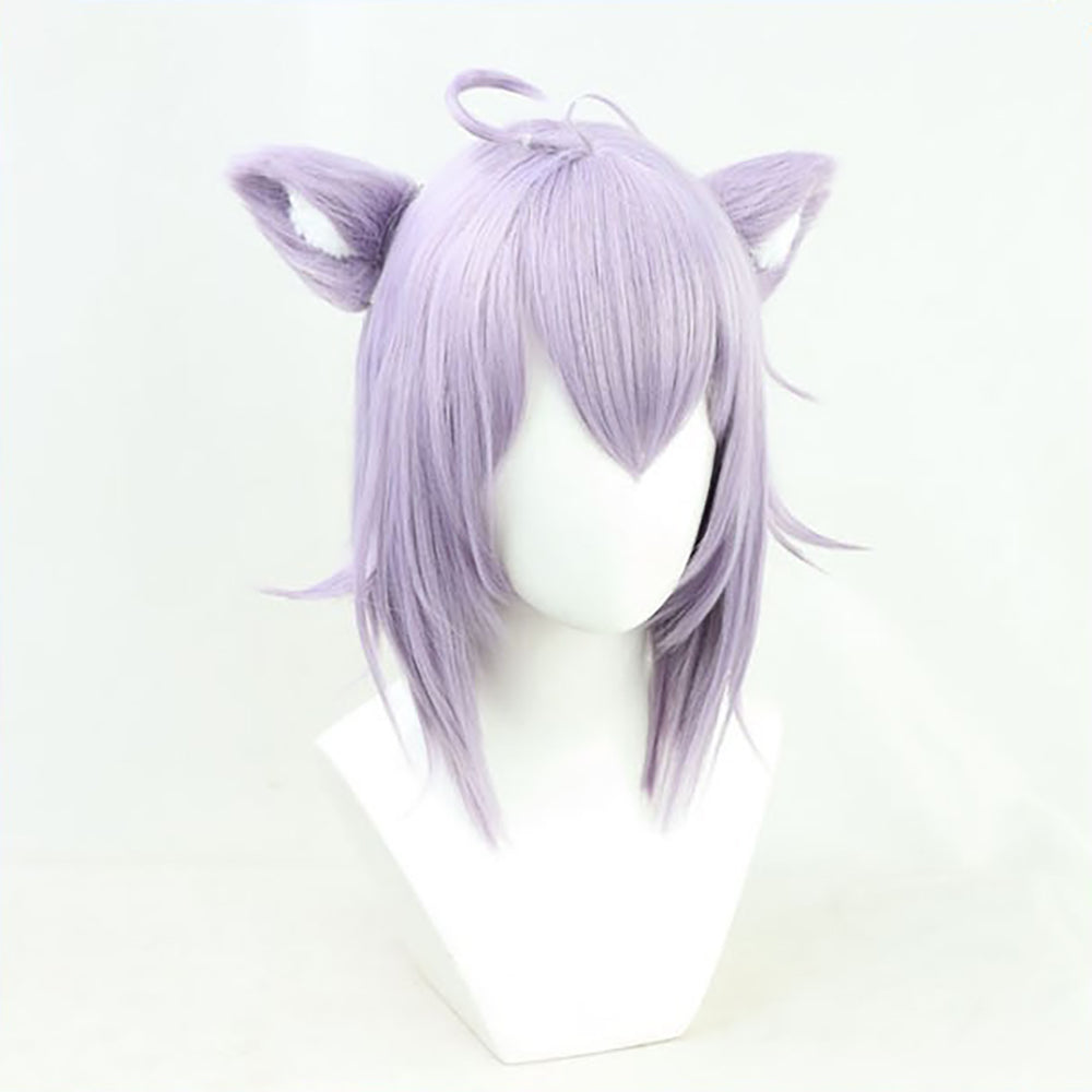 Virtual YouTuber Hololive Nekomata Okayu Purple Cosplay Wig-Cosplay Instrumentality Project
