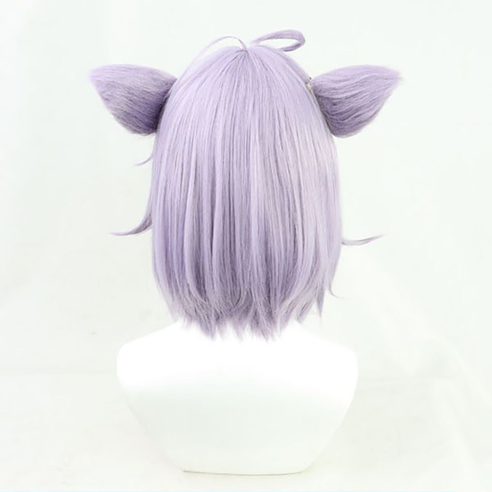 Virtual YouTuber Hololive Nekomata Okayu Purple Cosplay Wig-Cosplay Instrumentality Project