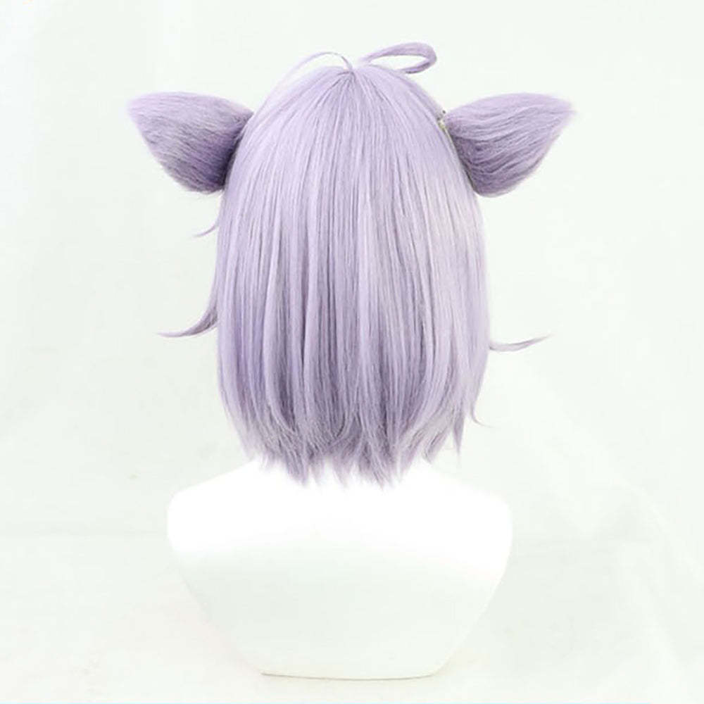 Virtual YouTuber Hololive Nekomata Okayu Purple Cosplay Wig-Cosplay Instrumentality Project