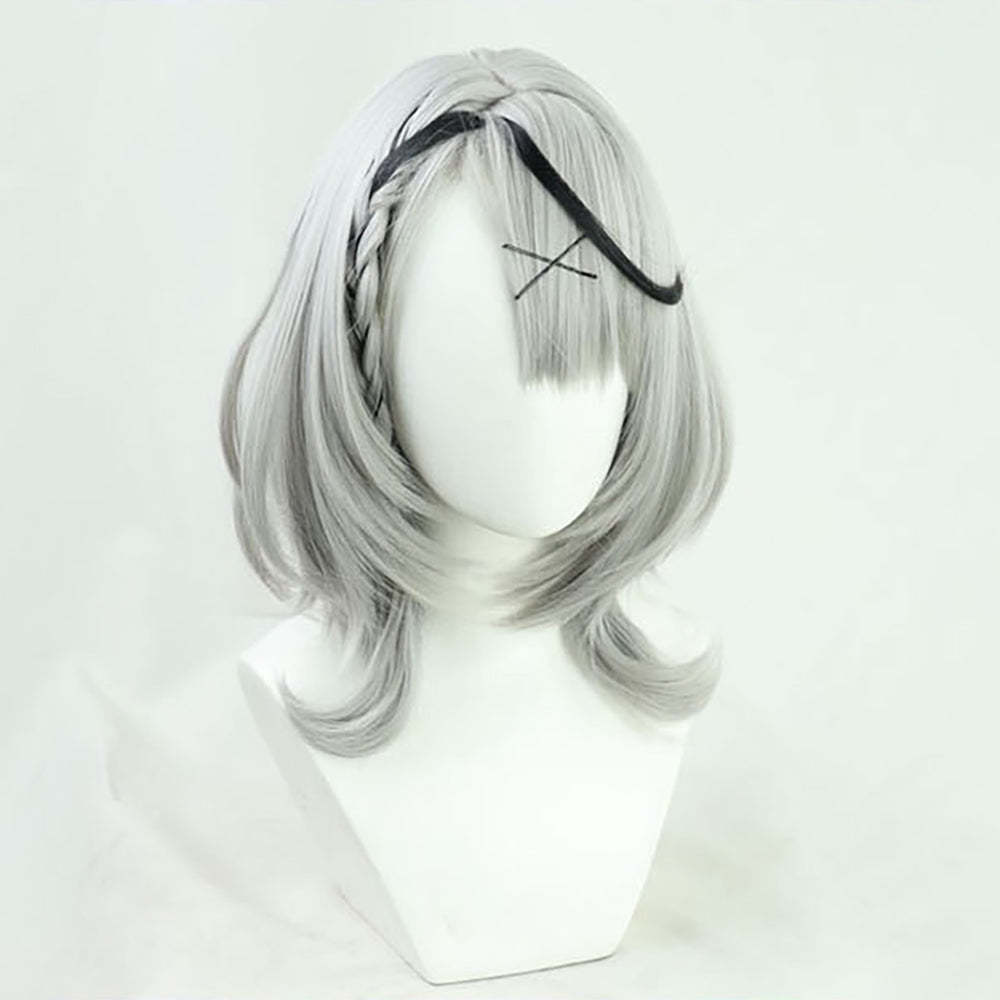 Virtual YouTuber Hololive Sakamata Chloe Silver Cosplay-Cosplay Instrumentality Project