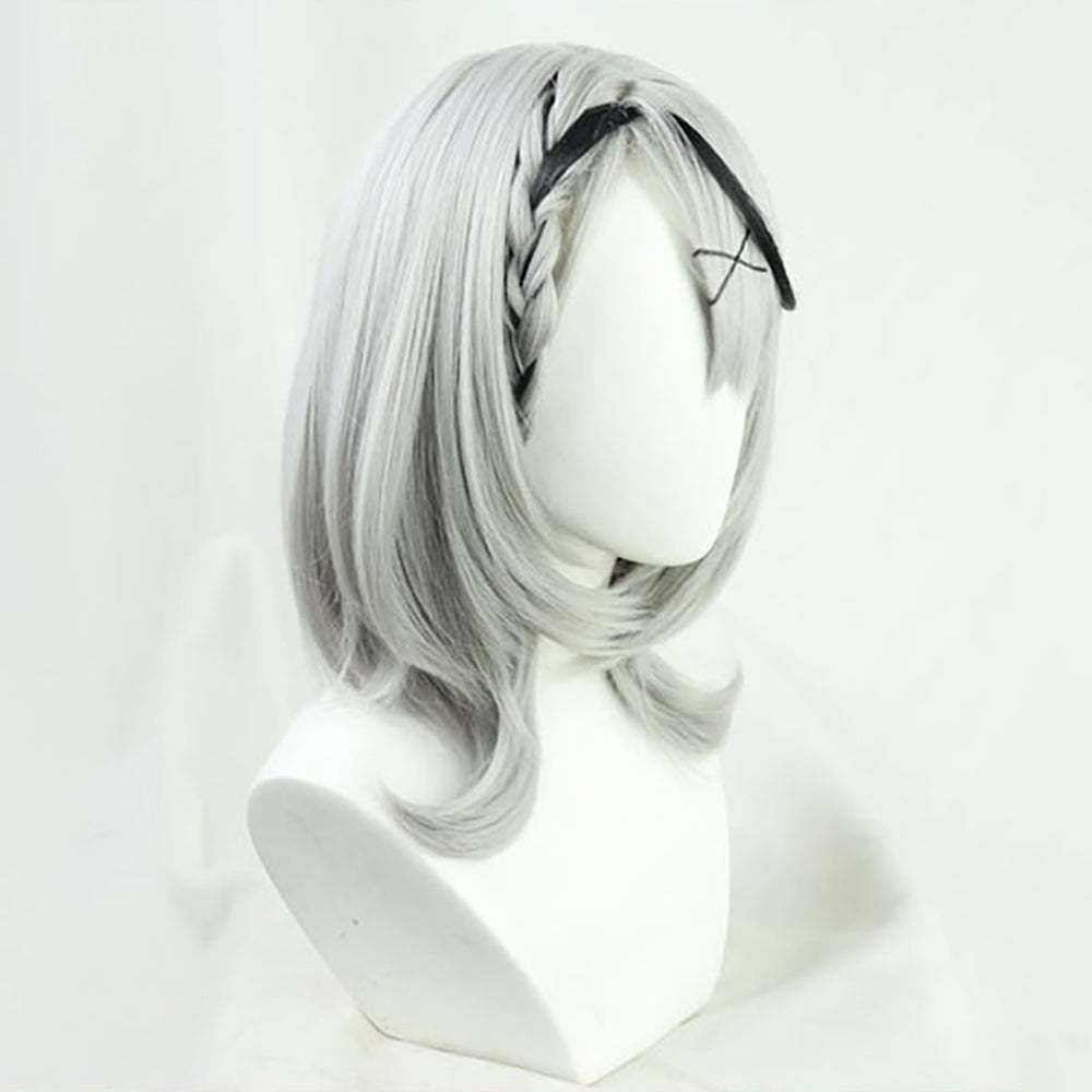 Virtual YouTuber Hololive Sakamata Chloe Silver Cosplay-Cosplay Instrumentality Project