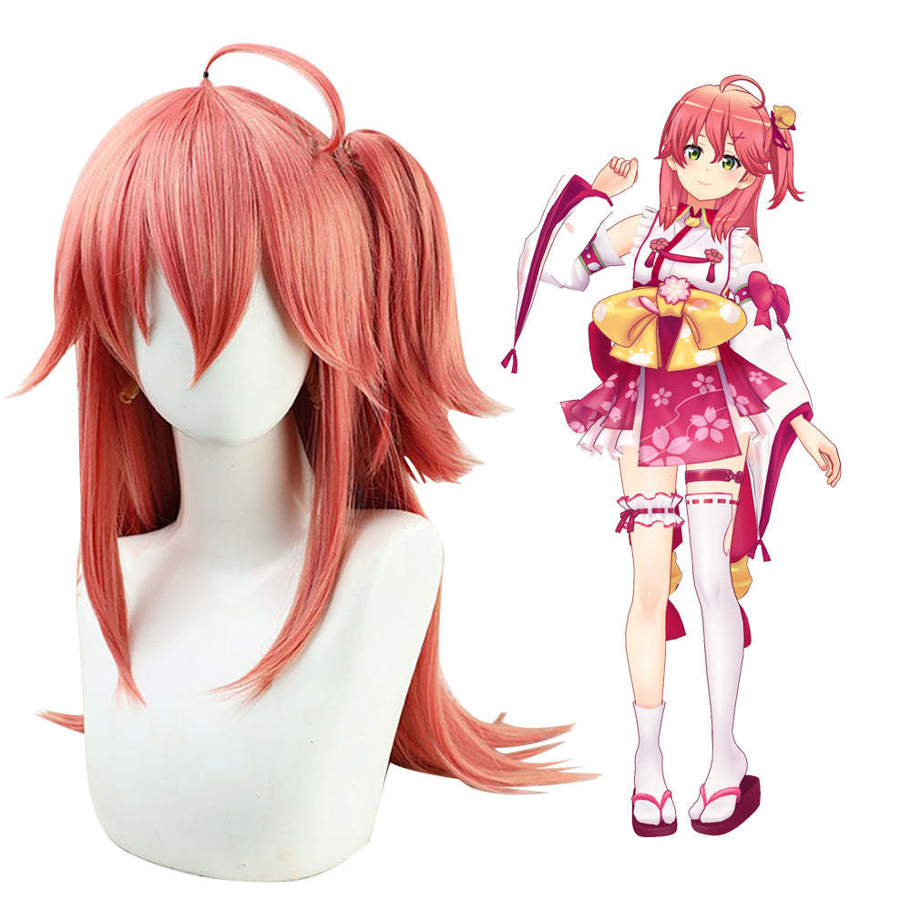 Virtual YouTuber Hololive Sakura Miko Pink Cosplay Wig-Cosplay Instrumentality Project