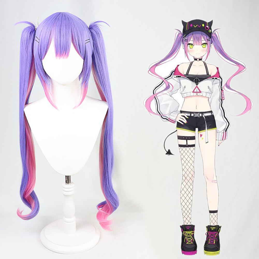 Virtual YouTuber Hololive Tokoyami Towa Purple Cosplay-Cosplay Instrumentality Project