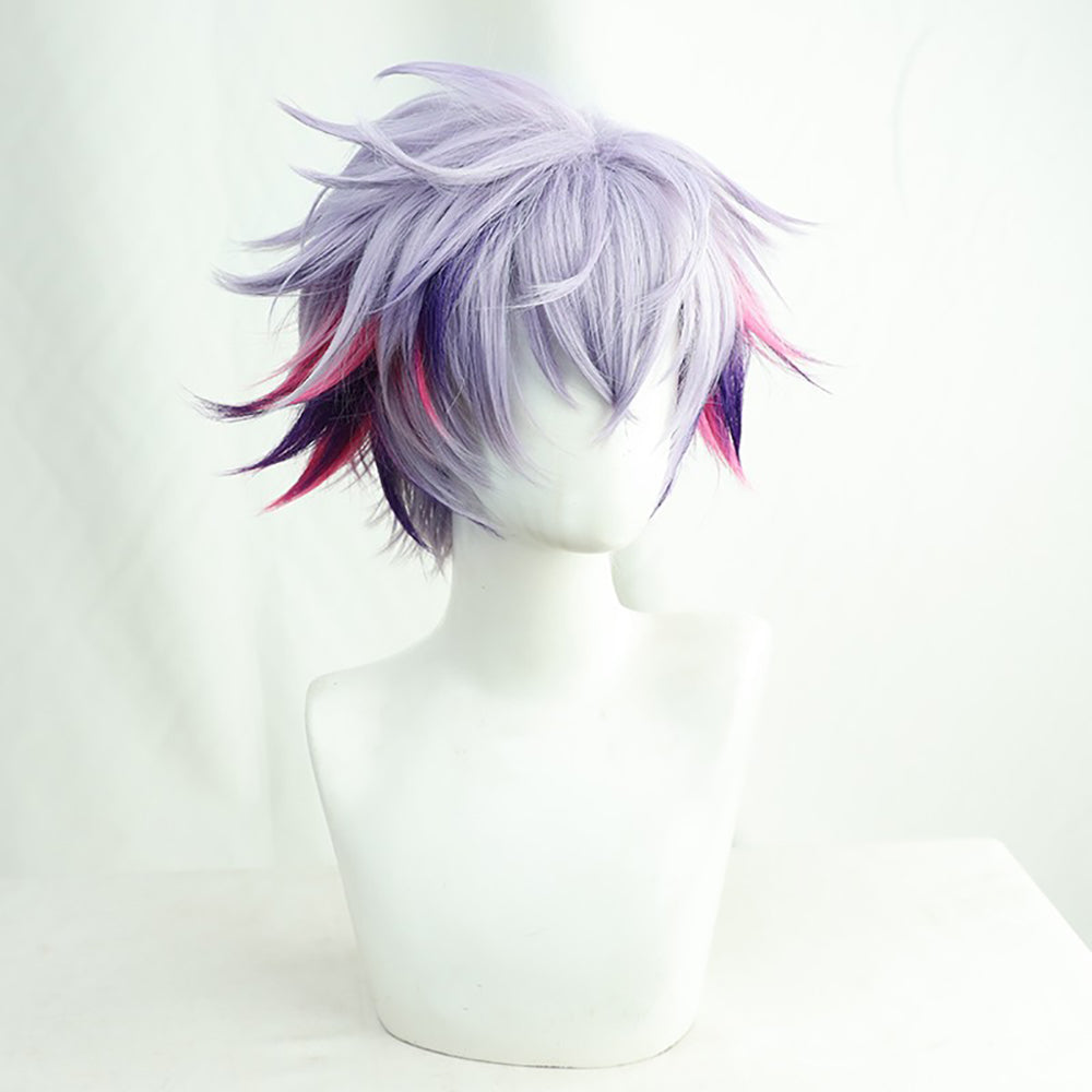 Virtual YouTuber NIJISANJI Fuwa Minato Purple Cosplay Wig-Cosplay Instrumentality Project