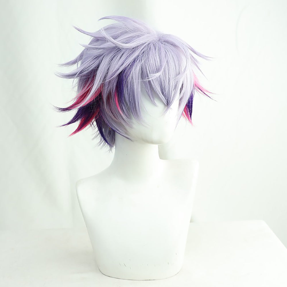 Virtual YouTuber NIJISANJI Fuwa Minato Purple Cosplay Wig-Cosplay Instrumentality Project