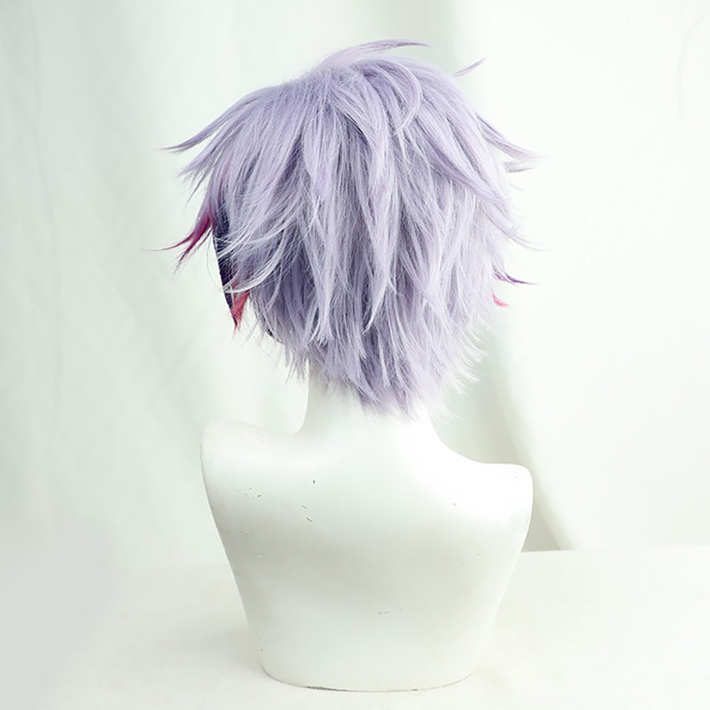 Virtual YouTuber NIJISANJI Fuwa Minato Purple Cosplay Wig-Cosplay Instrumentality Project