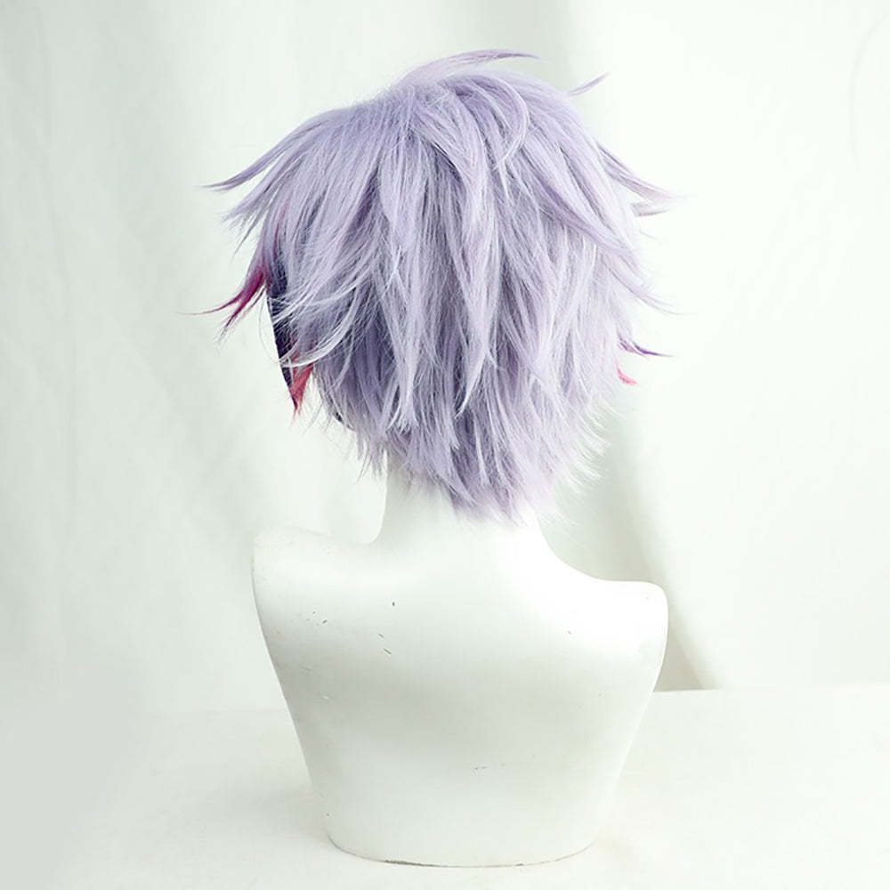 Virtual YouTuber NIJISANJI Fuwa Minato Purple Cosplay Wig-Cosplay Instrumentality Project
