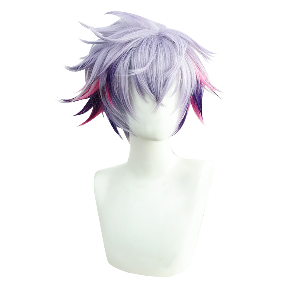 Virtual YouTuber NIJISANJI Fuwa Minato Purple Cosplay Wig-Cosplay Instrumentality Project