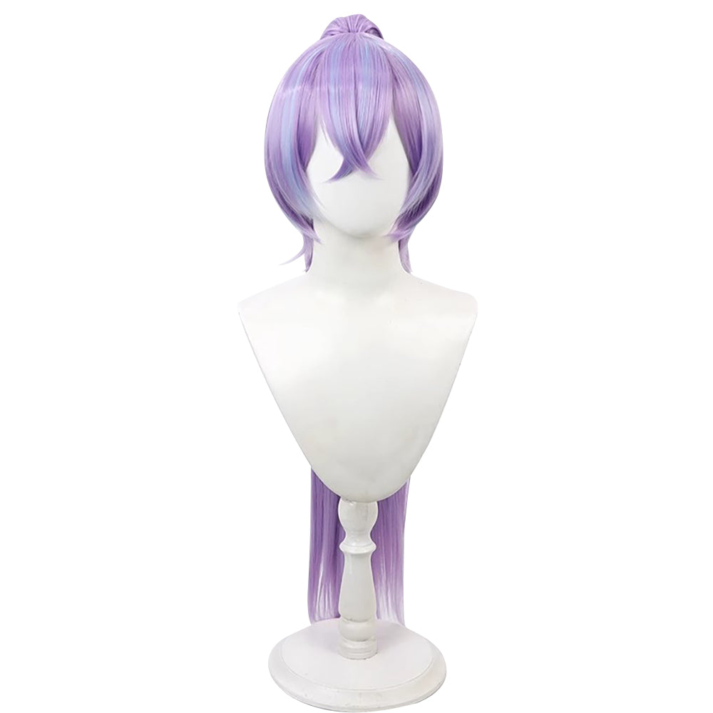 Virtual YouTuber NIJISANJI Hoshirube Sho Female Purple Cosplay Wig