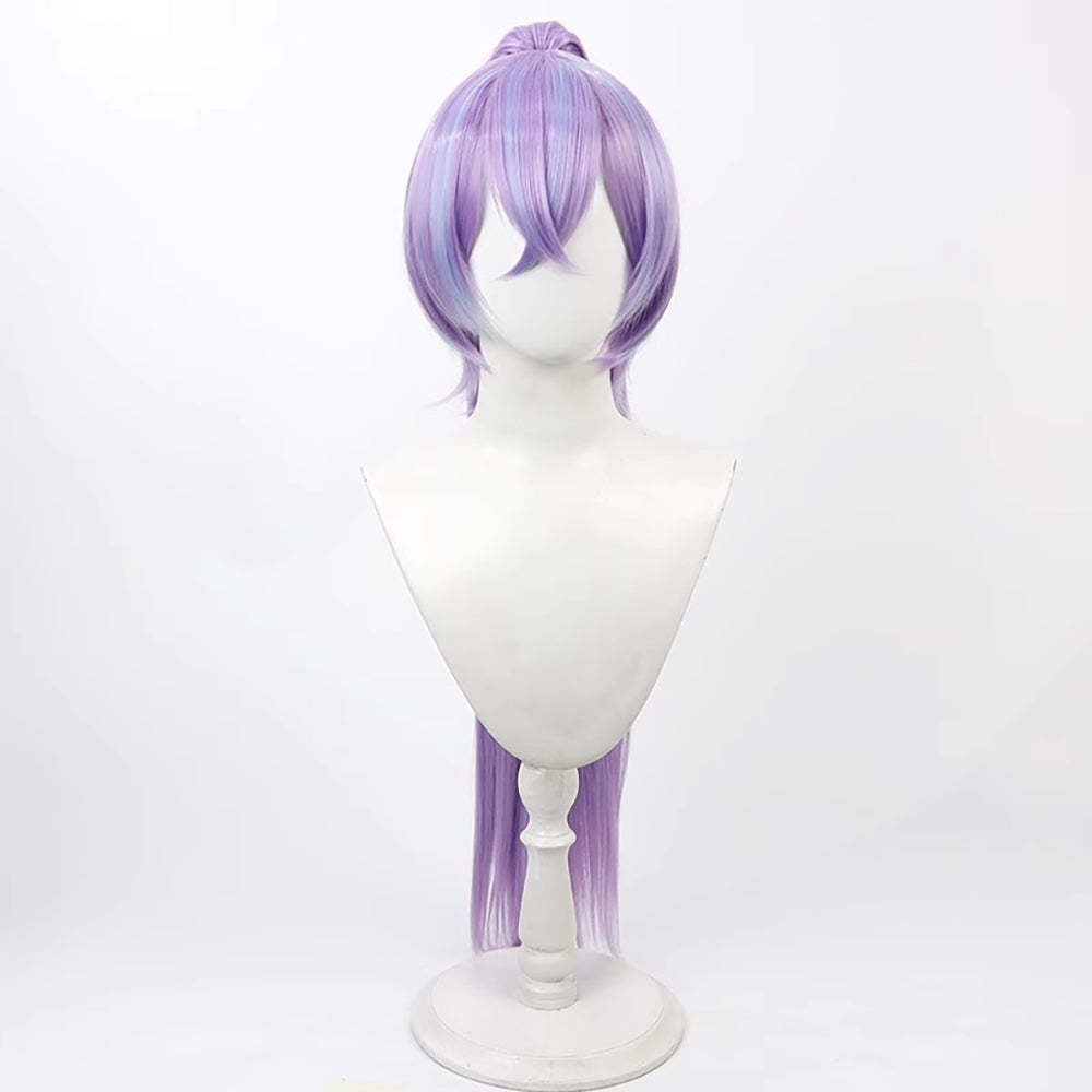 Virtual YouTuber NIJISANJI Hoshirube Sho Female Purple Cosplay Wig